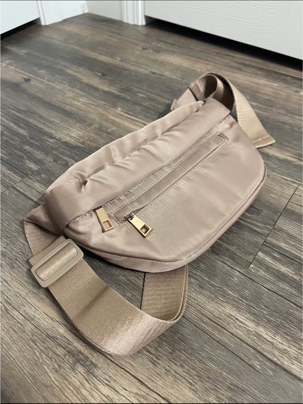 A New Day | Beige Crossbody Belt Bag/Fanny Pack - New!
